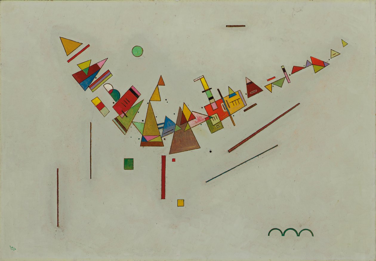 Huśtawka kątowa; Winkelschwung autorstwa Wassily Kandinsky