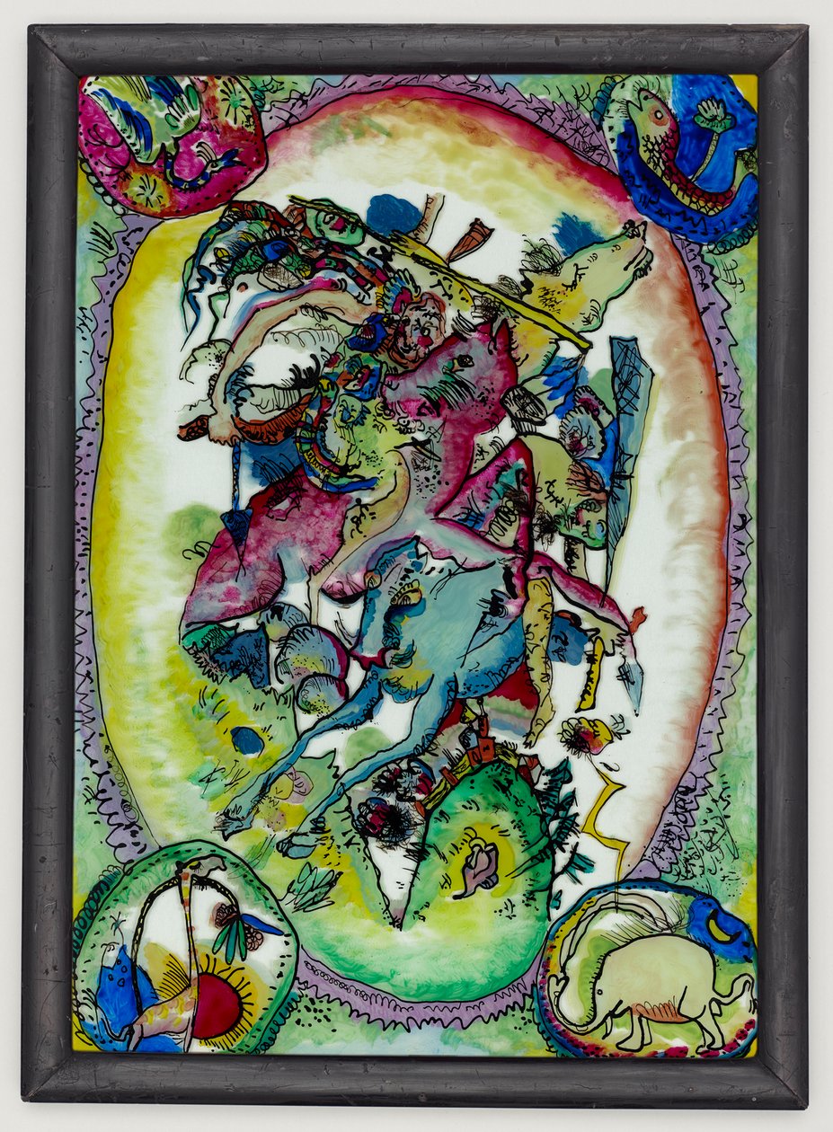 Apokaliptyczni Jeźdźcy II autorstwa Wassily Kandinsky