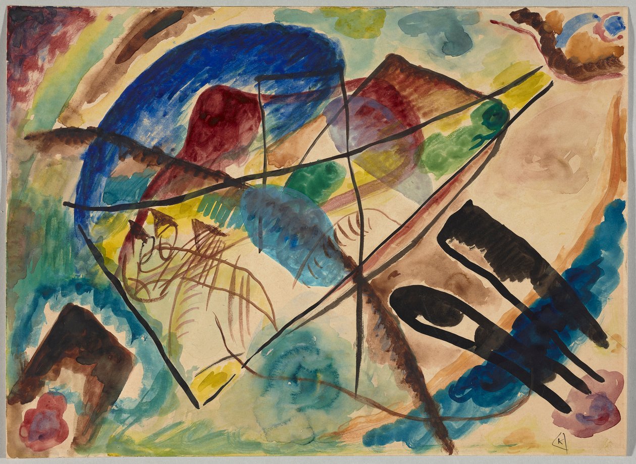 Akwarela VIII autorstwa Wassily Kandinsky