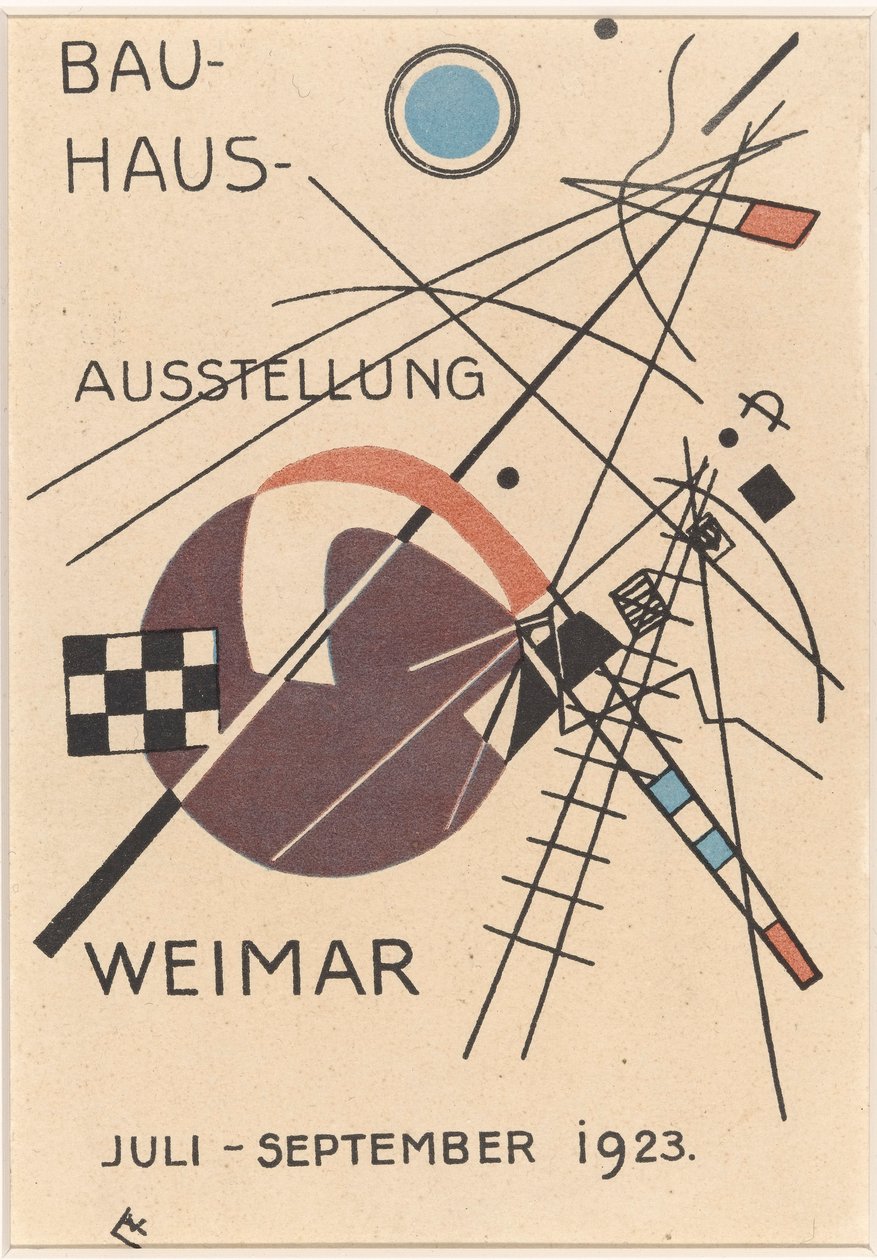 Wystawa Bauhausu, 1923. autorstwa Wassily Kandinsky