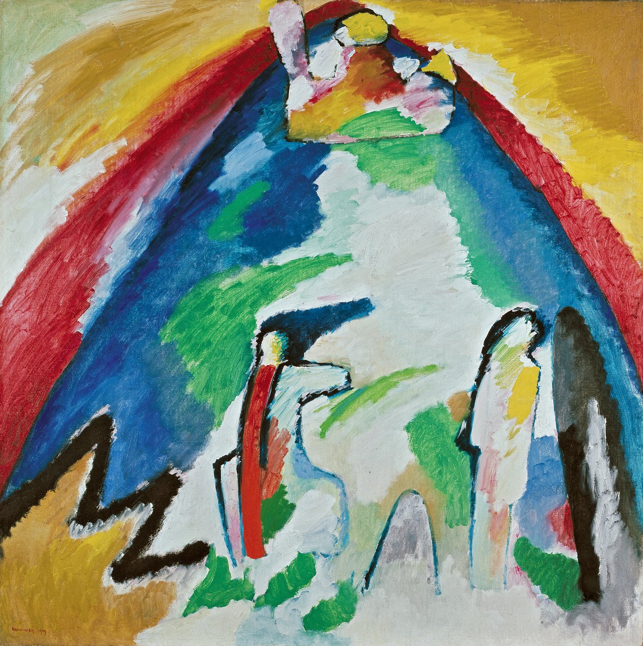 Góra autorstwa Wassily Kandinsky