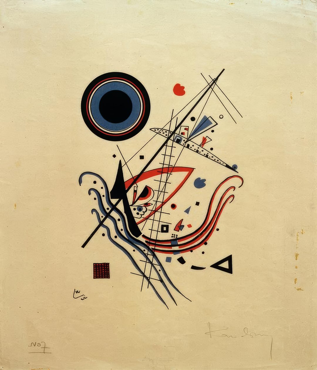 Niebieski autorstwa Wassily Kandinsky