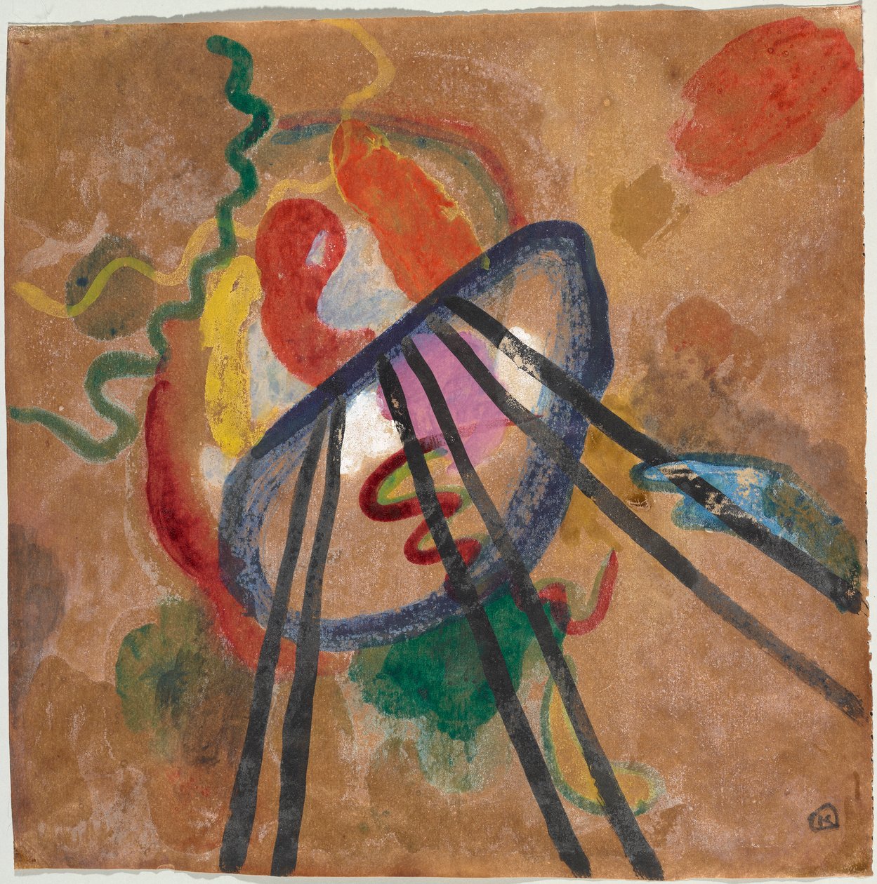 Łódź autorstwa Wassily Kandinsky