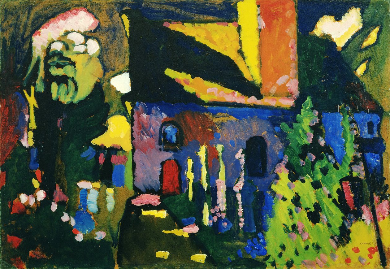 Kościół w Murnau autorstwa Wassily Kandinsky