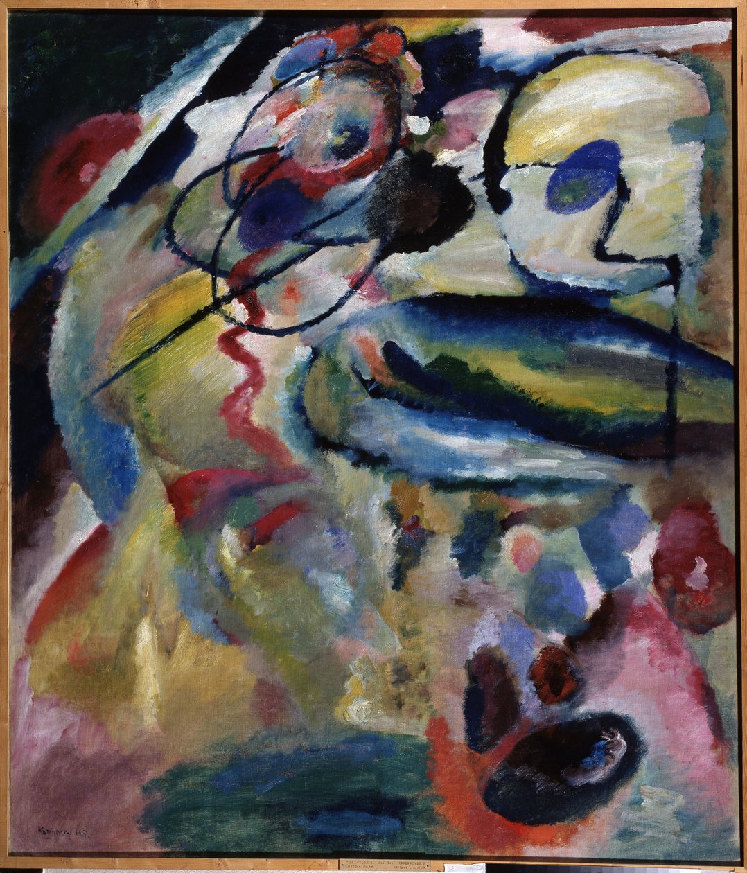 Kompozycja autorstwa Wassily Kandinsky