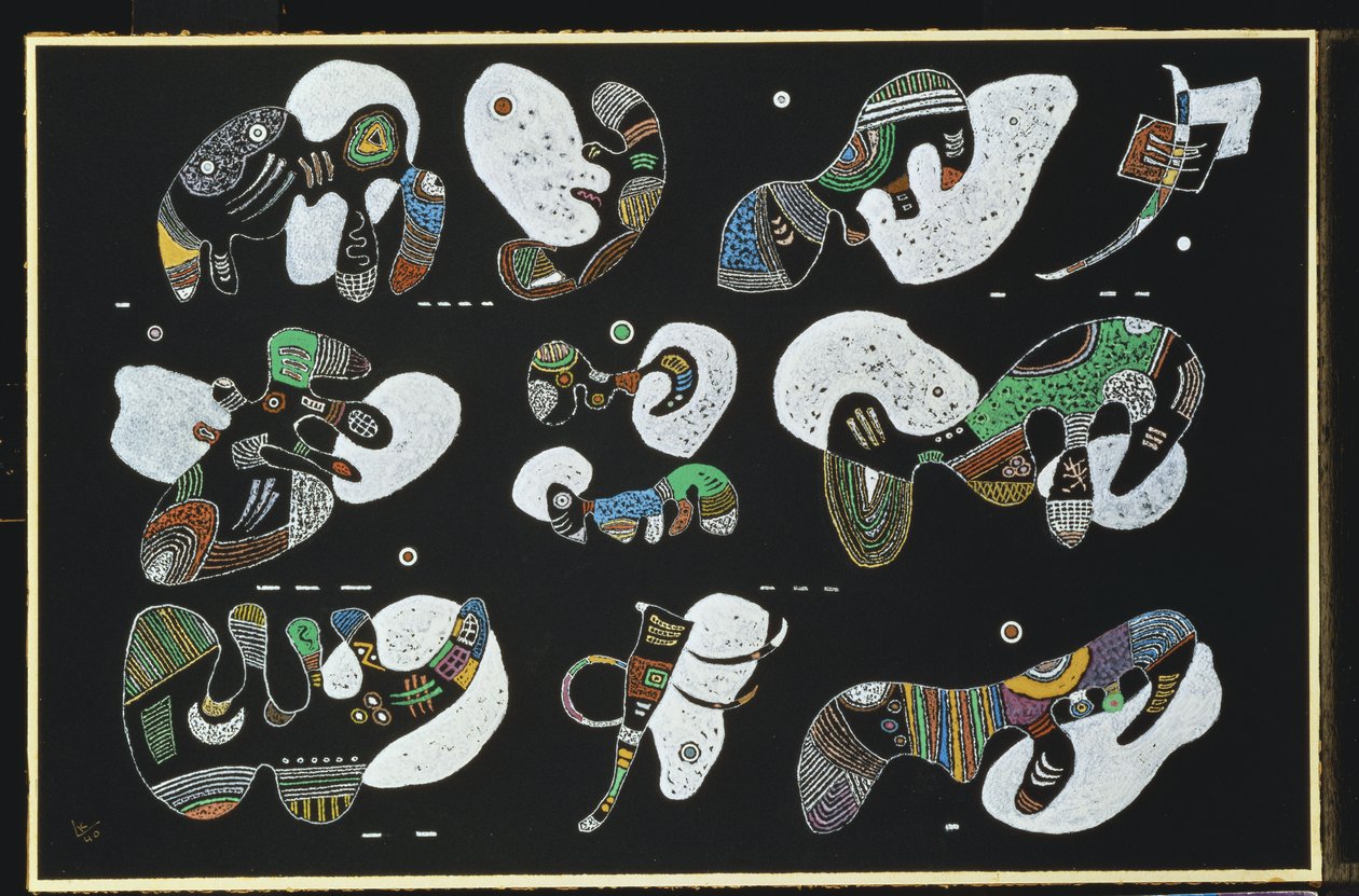 Kompozycja autorstwa Wassily Kandinsky
