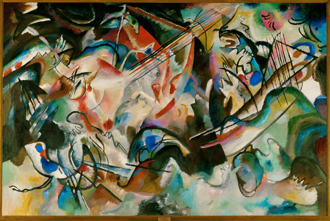 Kompozycja nr 6 (olej na płótnie) autorstwa Wassily Kandinsky