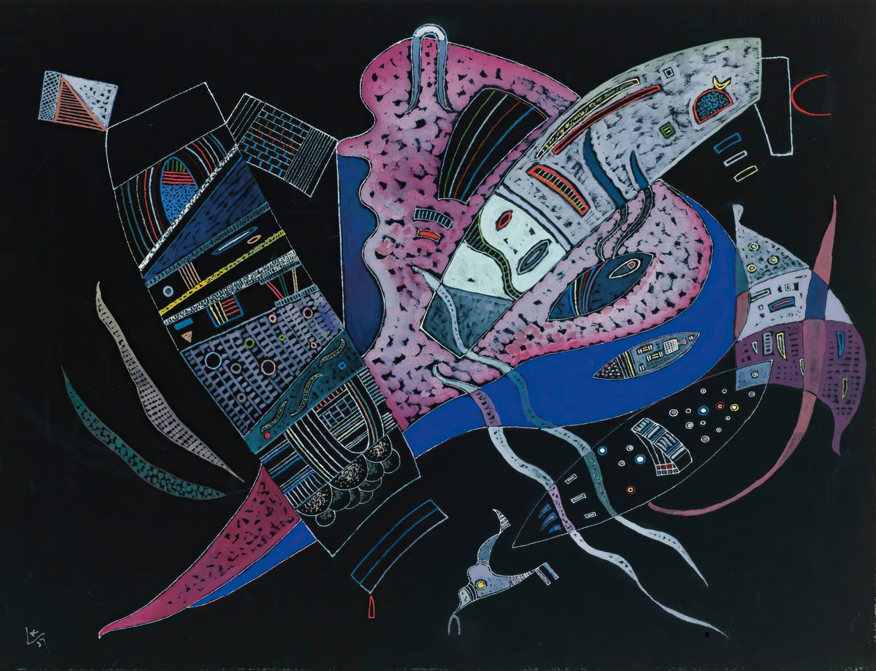 Koncentrat, 1937. autorstwa Wassily Kandinsky