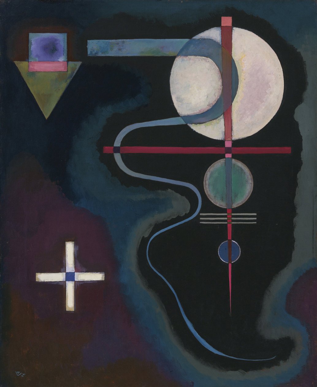 „„Chłodna energia”” Peinture de Vassily Kandinsky (ou Wassily Kandinski ou Kandinskij autorstwa Wassily Kandinsky