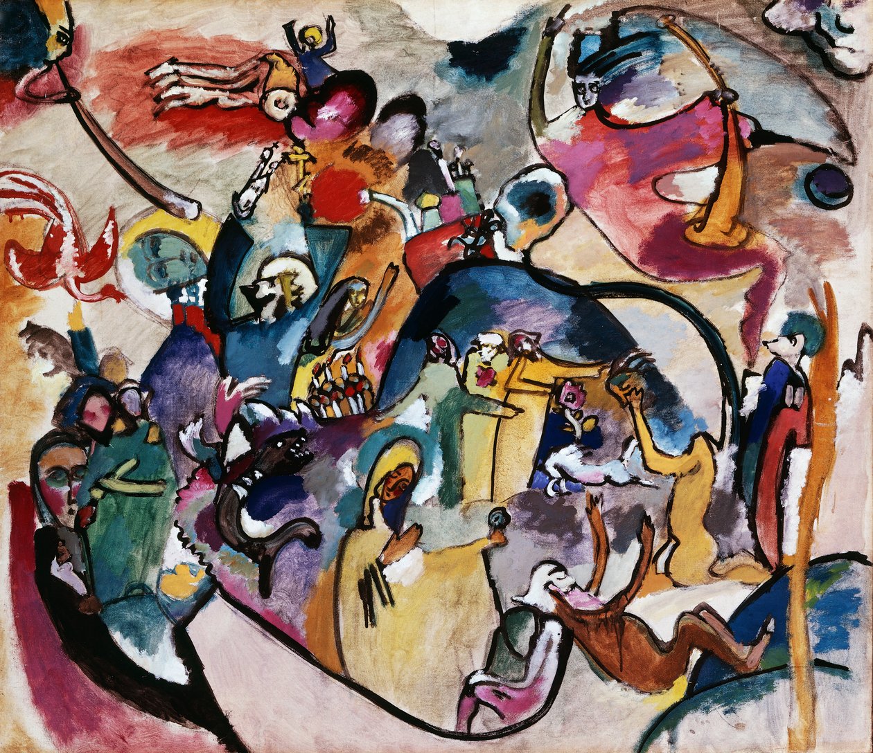 Para w Parku Zamkowym II autorstwa Wassily Kandinsky