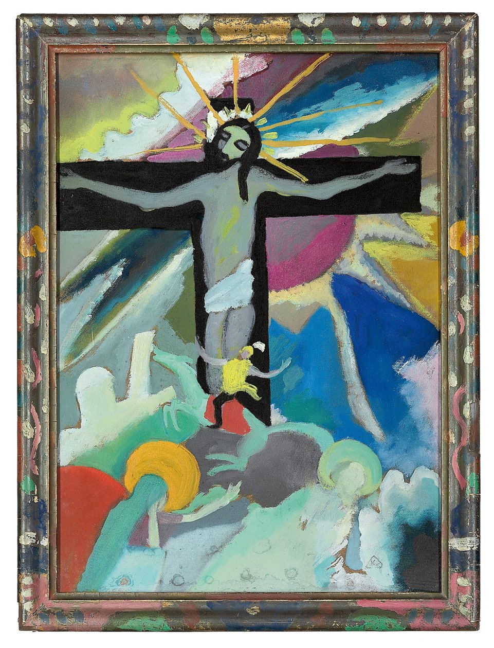 Chrystus ukrzyżowany; Ukrzyżowany Chrystus autorstwa Wassily Kandinsky