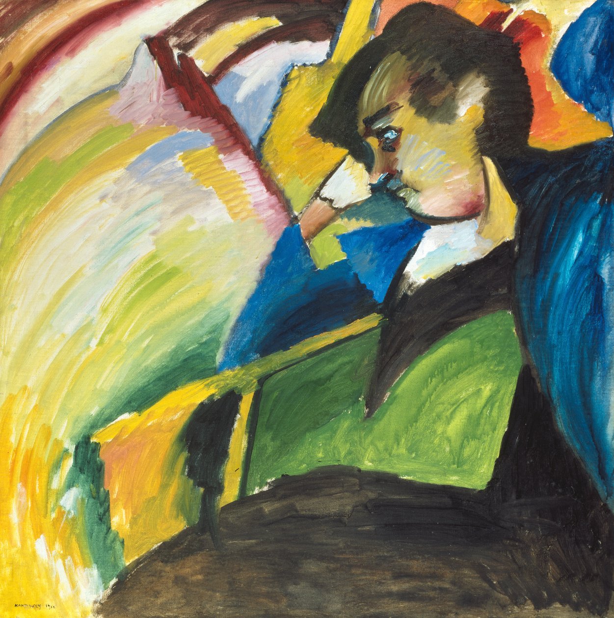 Dama autorstwa Wassily Kandinsky
