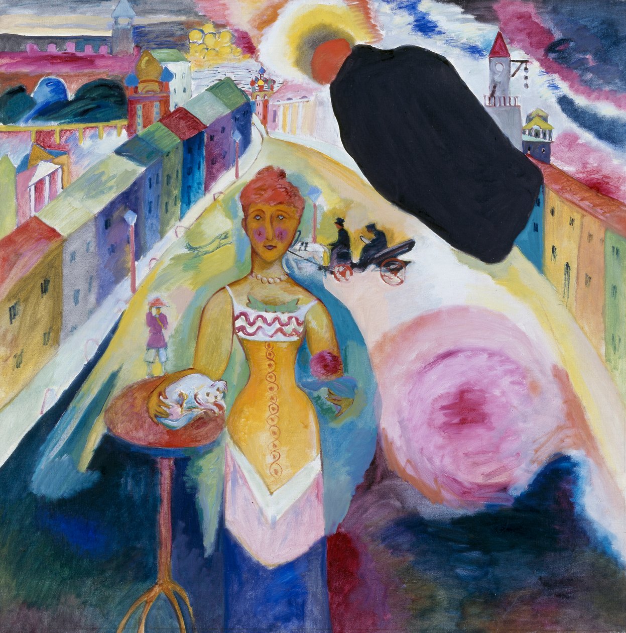 Dama w Moskwie autorstwa Wassily Kandinsky