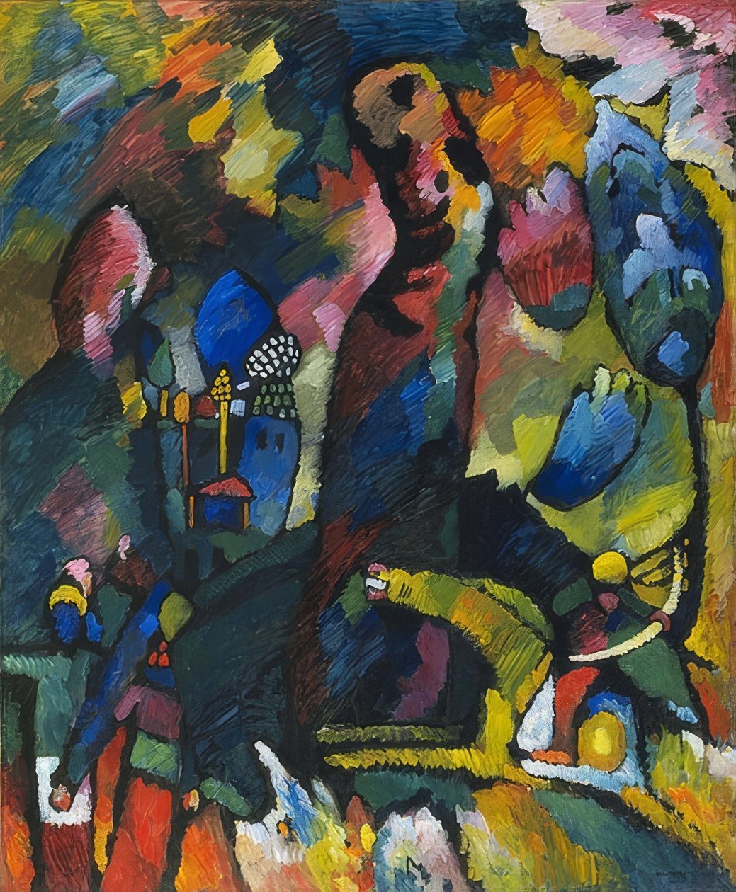 Łucznik. 1909 autorstwa Wassily Kandinsky