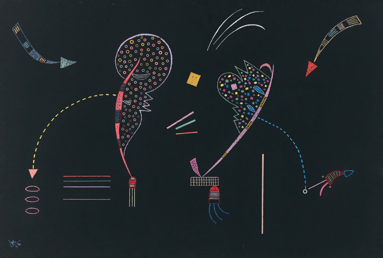 Dwa wybrzeża, 1938. autorstwa Wassily Kandinsky