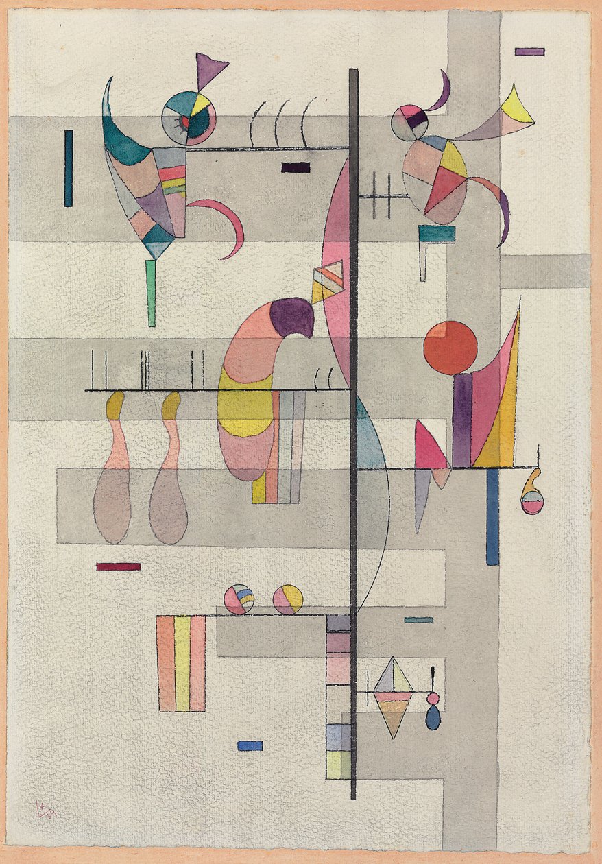 Dystrybucja autorstwa Wassily Kandinsky
