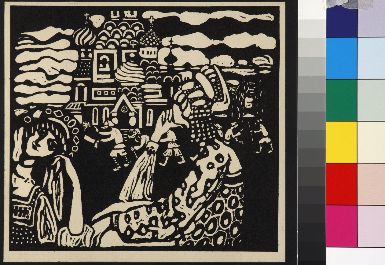 Eglise - Kościół (Kirche), autorstwa Kandinsky
