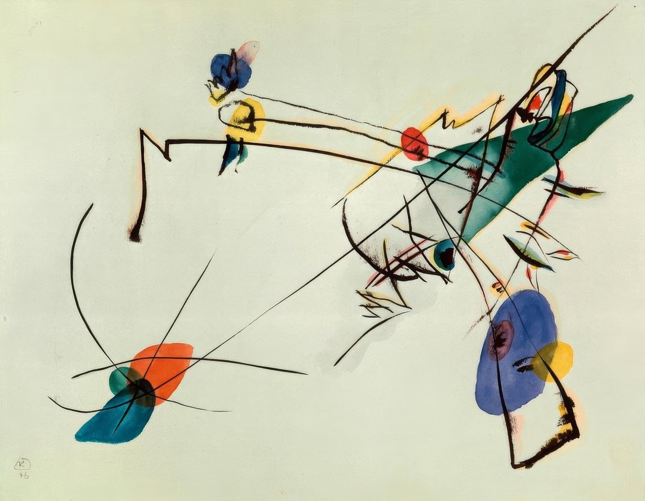 Tylko akwarela autorstwa Wassily Kandinsky