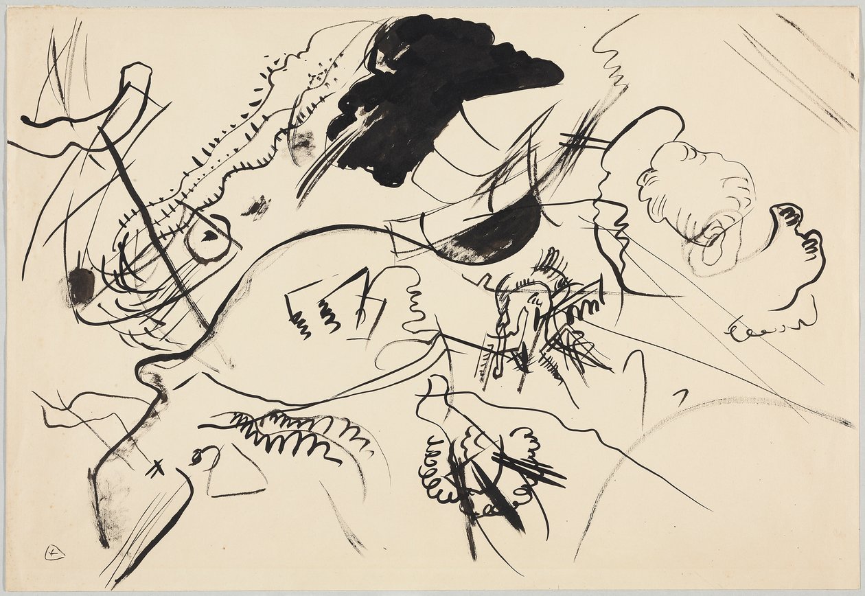 Projekt do „Kompozycji VII” autorstwa Wassily Kandinsky
