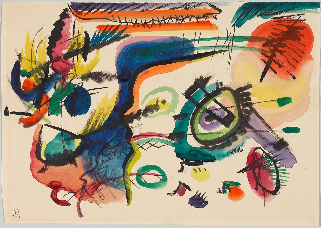 Projekt „Kompozycji VII” autorstwa Wassily Kandinsky