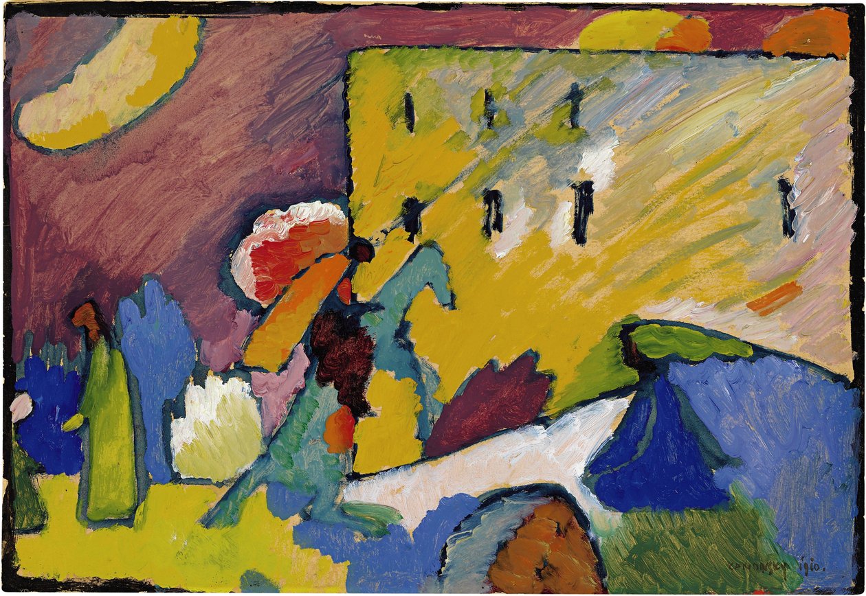 „Studium do improwizacji 3” Obraz Wasilija Kandinsky