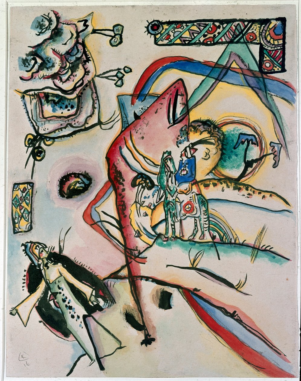 Ekspresjonizm: „Jeździec” Obraz Wasilija Kandinsky