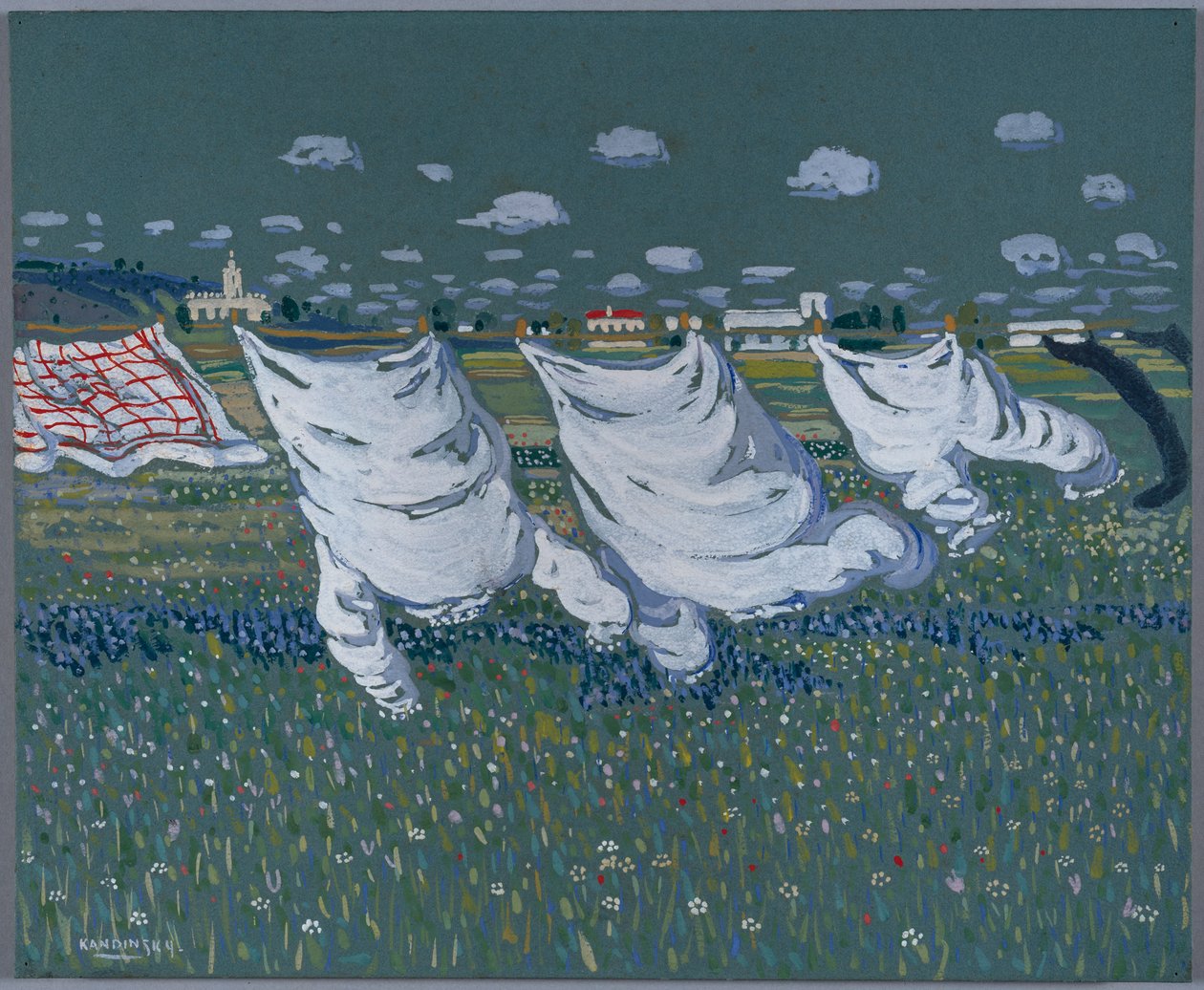 Wiosna, około 1904 autorstwa Wassily Kandinsky