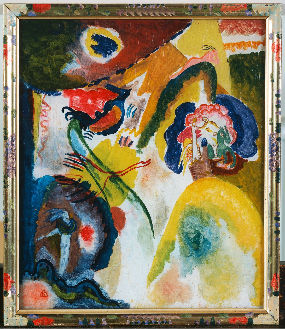Obraz na szkle przedstawiający łabędzia autorstwa Wassily Kandinsky