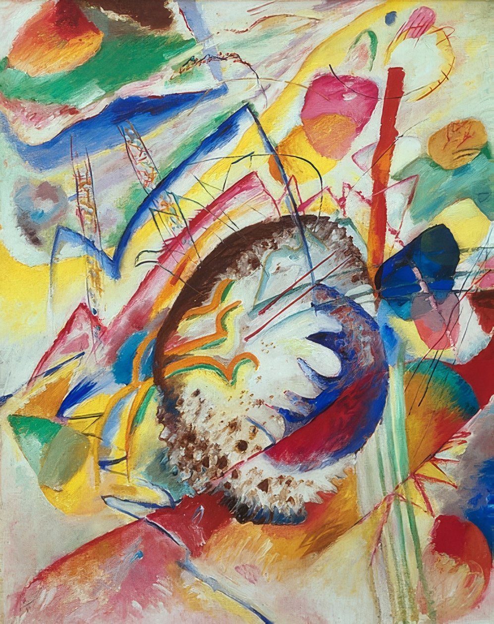 Świetna nauka. 1914 autorstwa Wassily Kandinsky