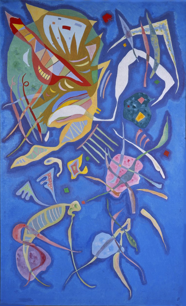 Grupowanie. (Olej na płótnie autorstwa Wassily Kandinsky