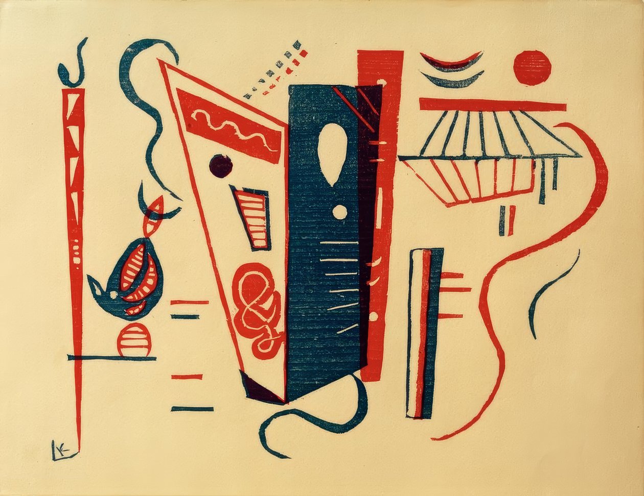 Drzeworyt dla XX. siècle, nr 5/6 autorstwa Wassily Kandinsky