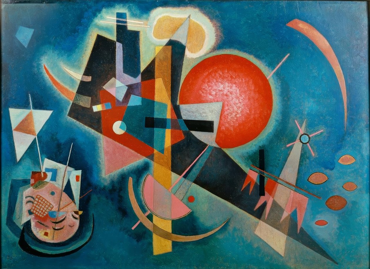 Na niebiesko autorstwa Wassily Kandinsky
