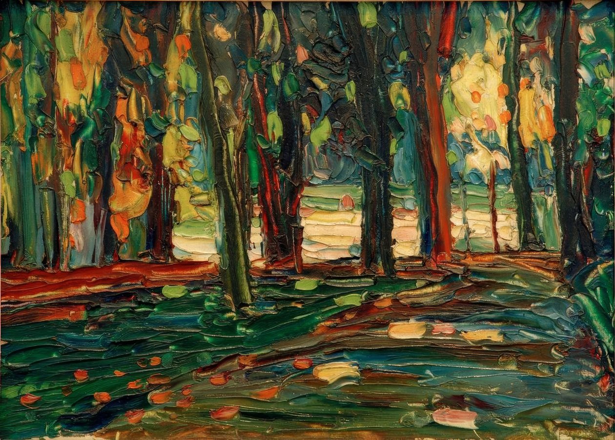 W parku św. Chmury autorstwa Wassily Kandinsky