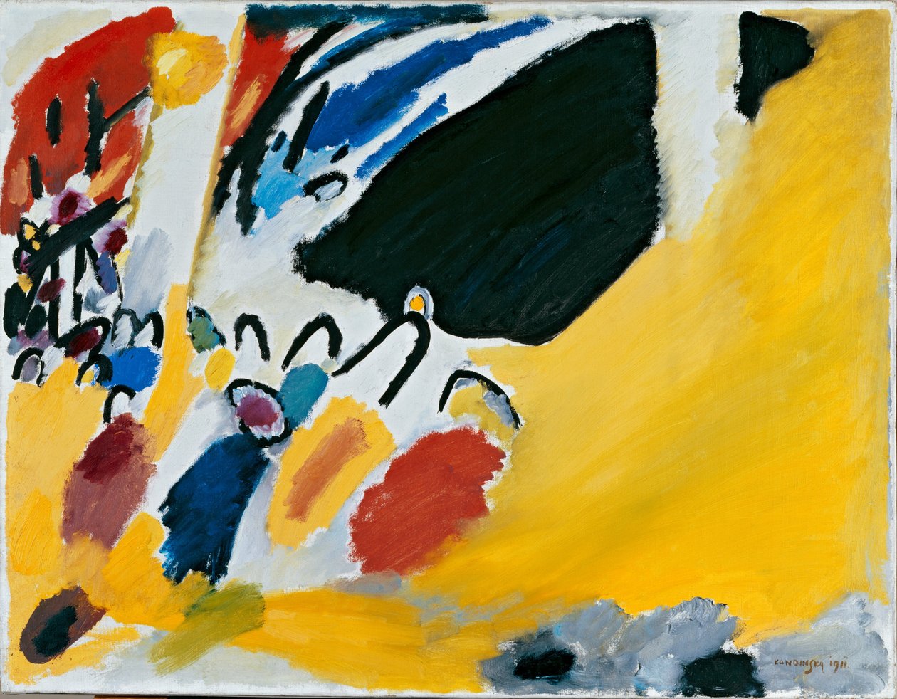 Wrażenie nr. 3 (Koncert) 1911 (olej na płótnie) autorstwa Wassily Kandinsky