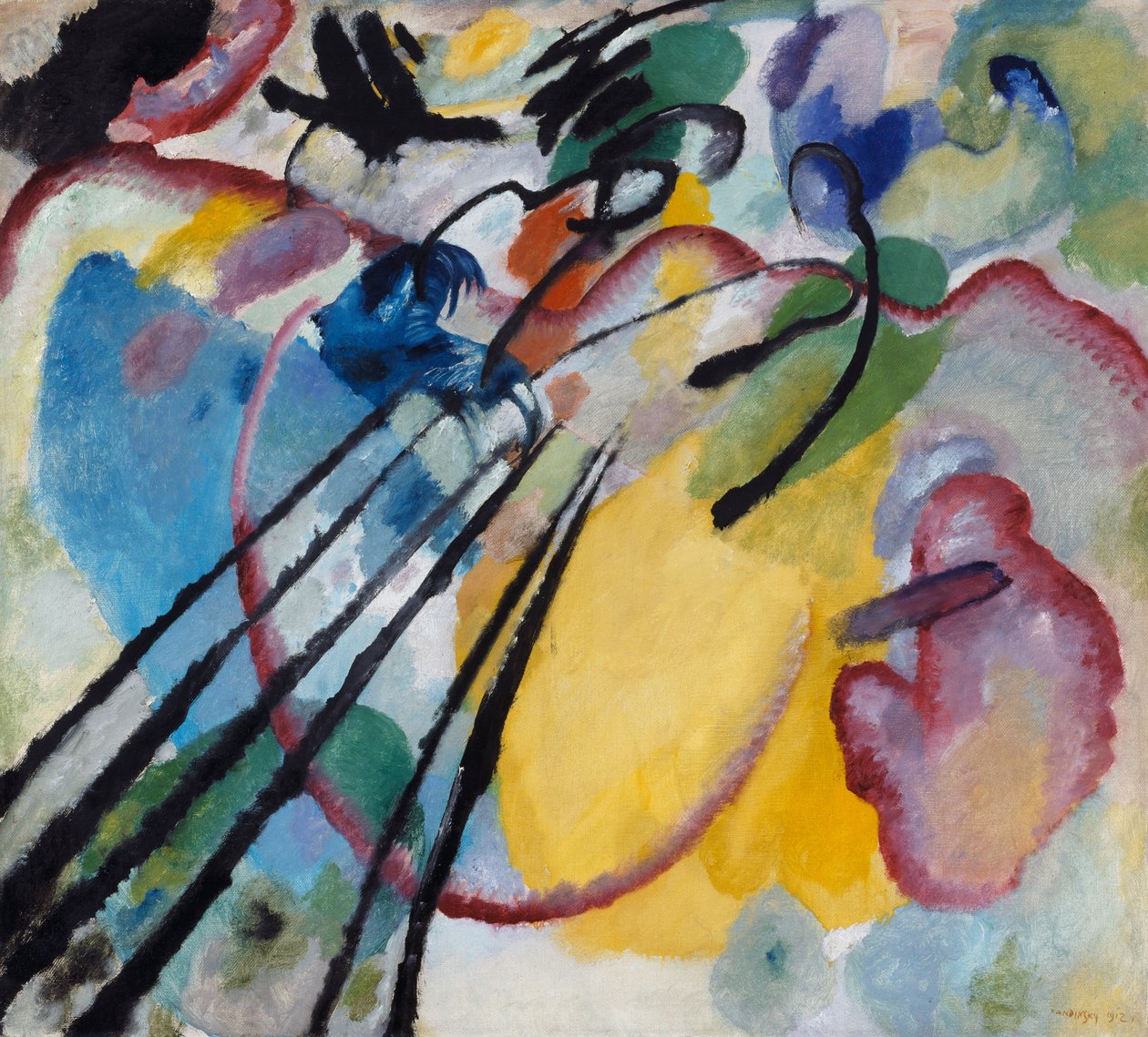 Improwizacja 26 (Wioślarstwo) autorstwa Wassily Kandinsky