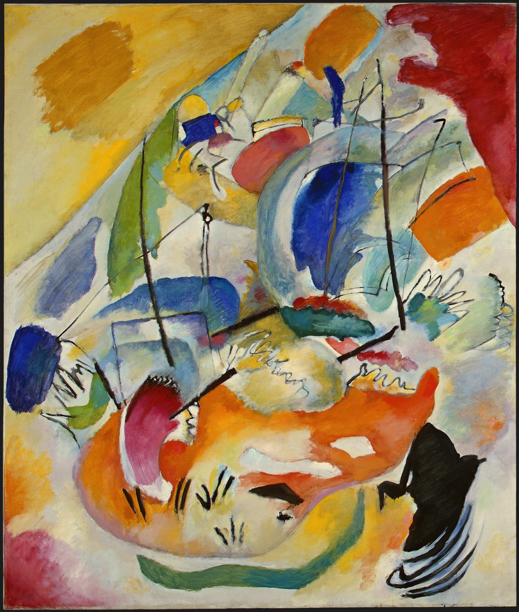 Improwizacja 31 Bitwa morska autorstwa Wassily Kandinsky