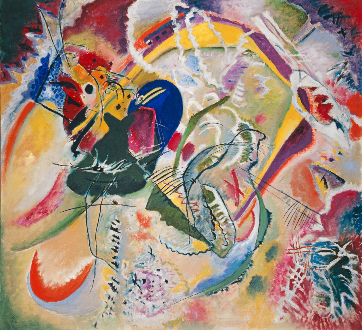 Improwizacja 35, 1914 autorstwa Wassily Kandinsky