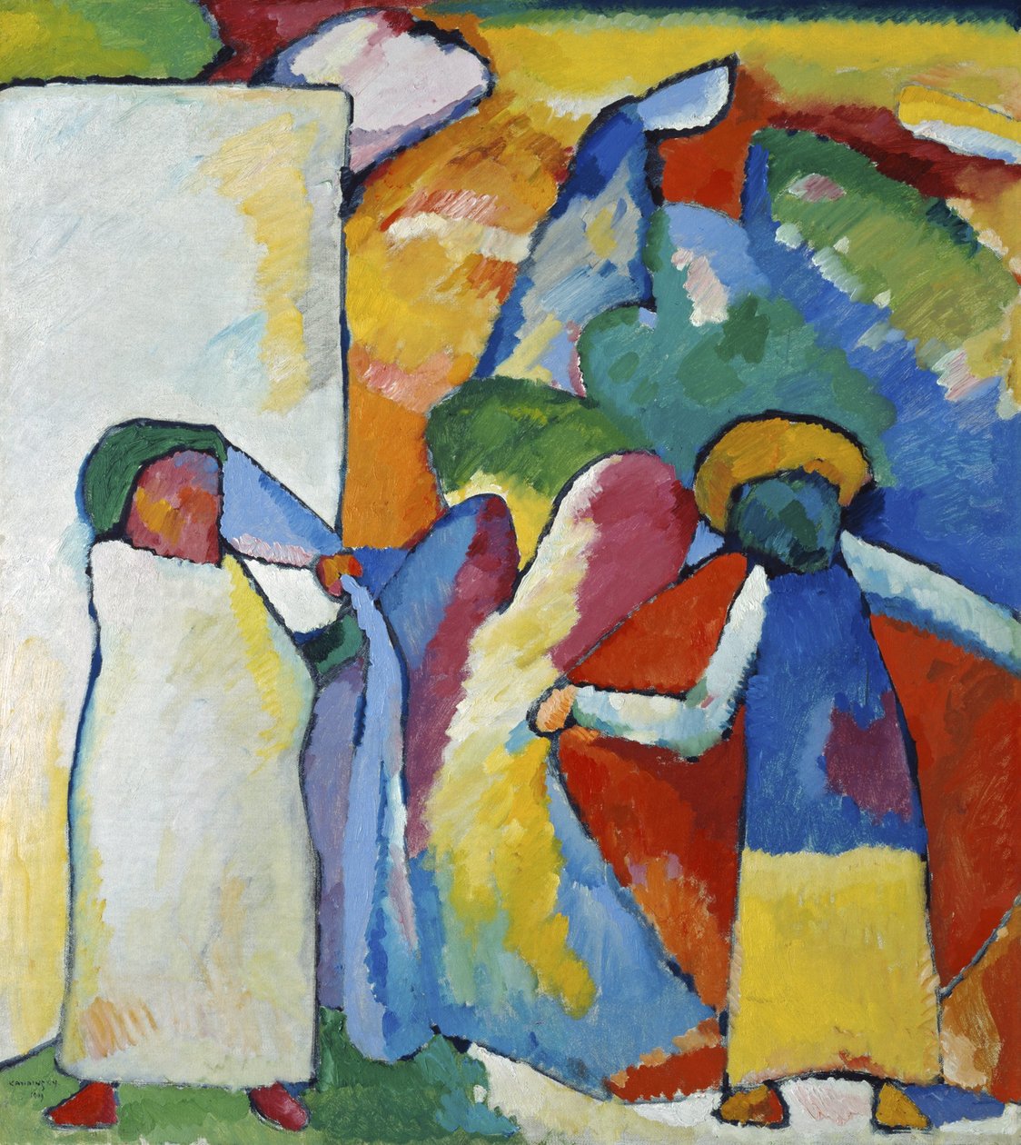 Improwizacja 6 (afrykański) autorstwa Wassily Kandinsky