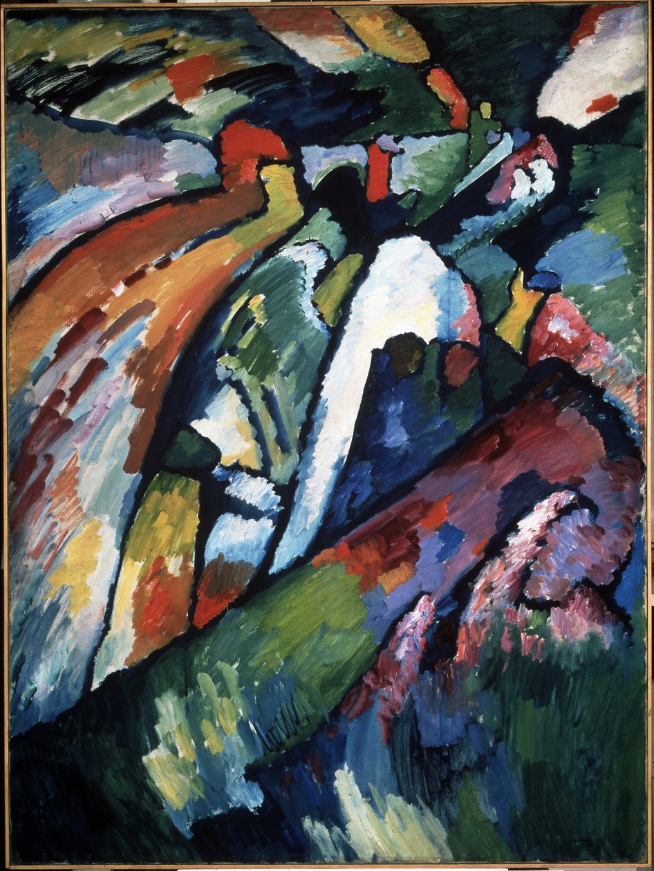 „„ Improwizacja ೭ „” Dzień malarza Vassily Kandinsky (au Wassily Kandinsky autorstwa Wassily Kandinsky