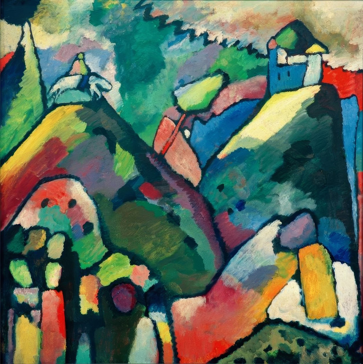 Improwizacja 9 autorstwa Wassily Kandinsky