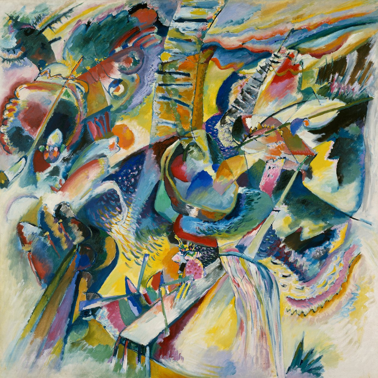 Improwizacja w Klamm autorstwa Wassily Kandinsky
