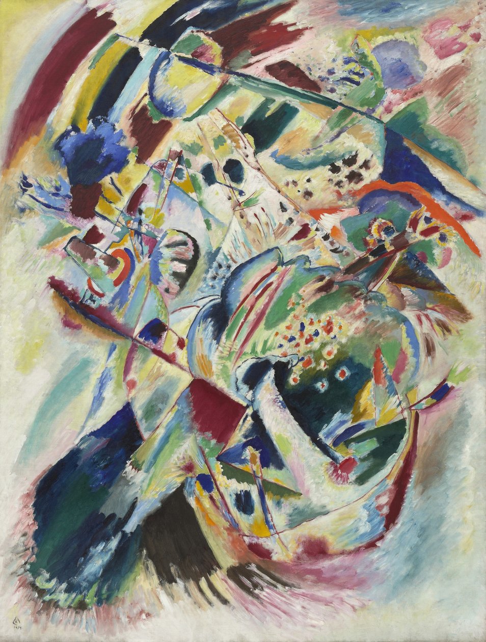 Kandinsky - Panel dla Edwina R. Campbella nr 4, 1914 r. autorstwa Wassily Kandinsky