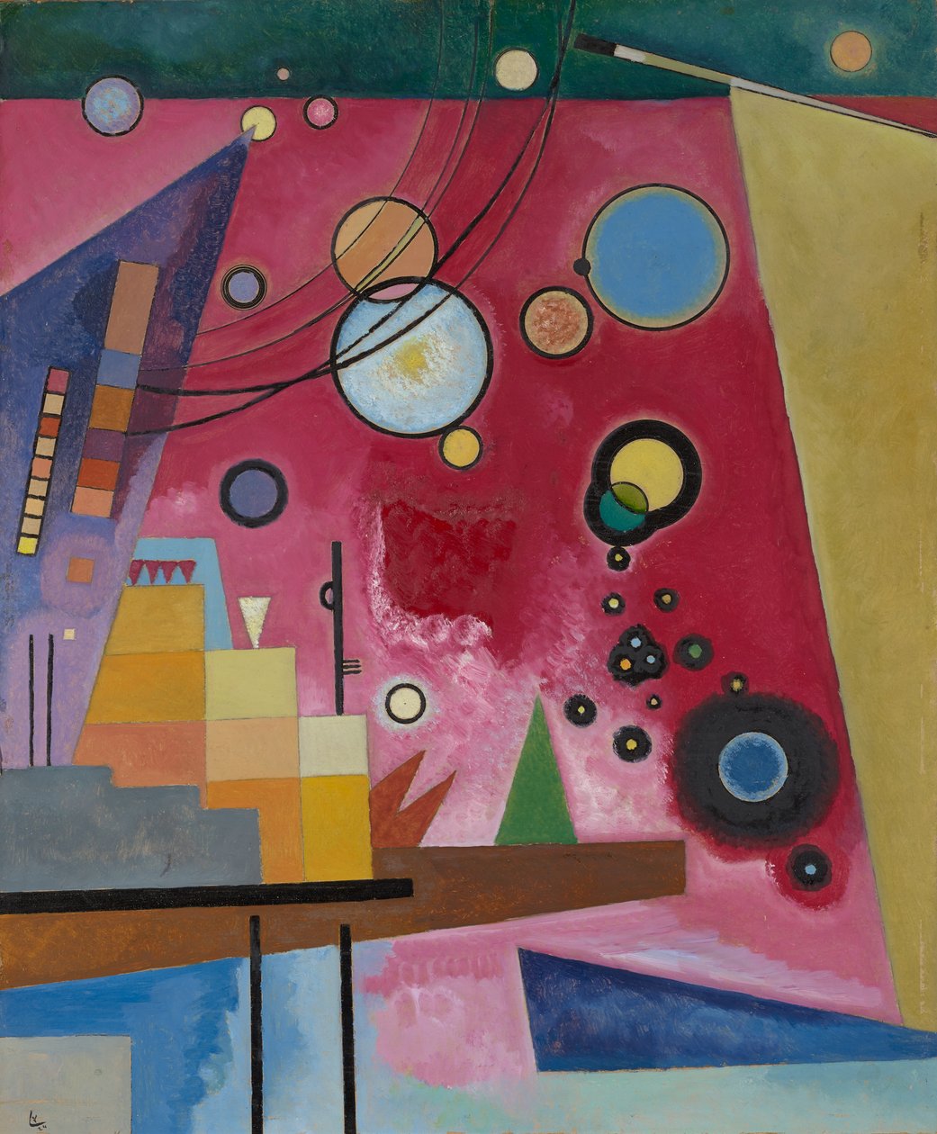 Kandinsky - Ciężka czerwień, 1924 (lipiec) autorstwa Wassily Kandinsky