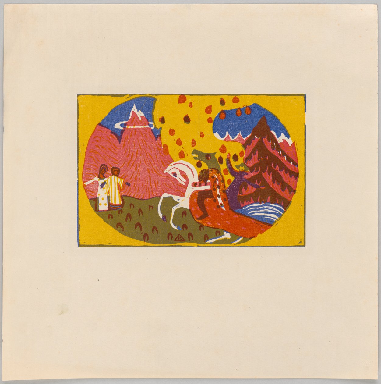Klänge S. 63 (vgl. GMS 563) autorstwa Wassily Kandinsky