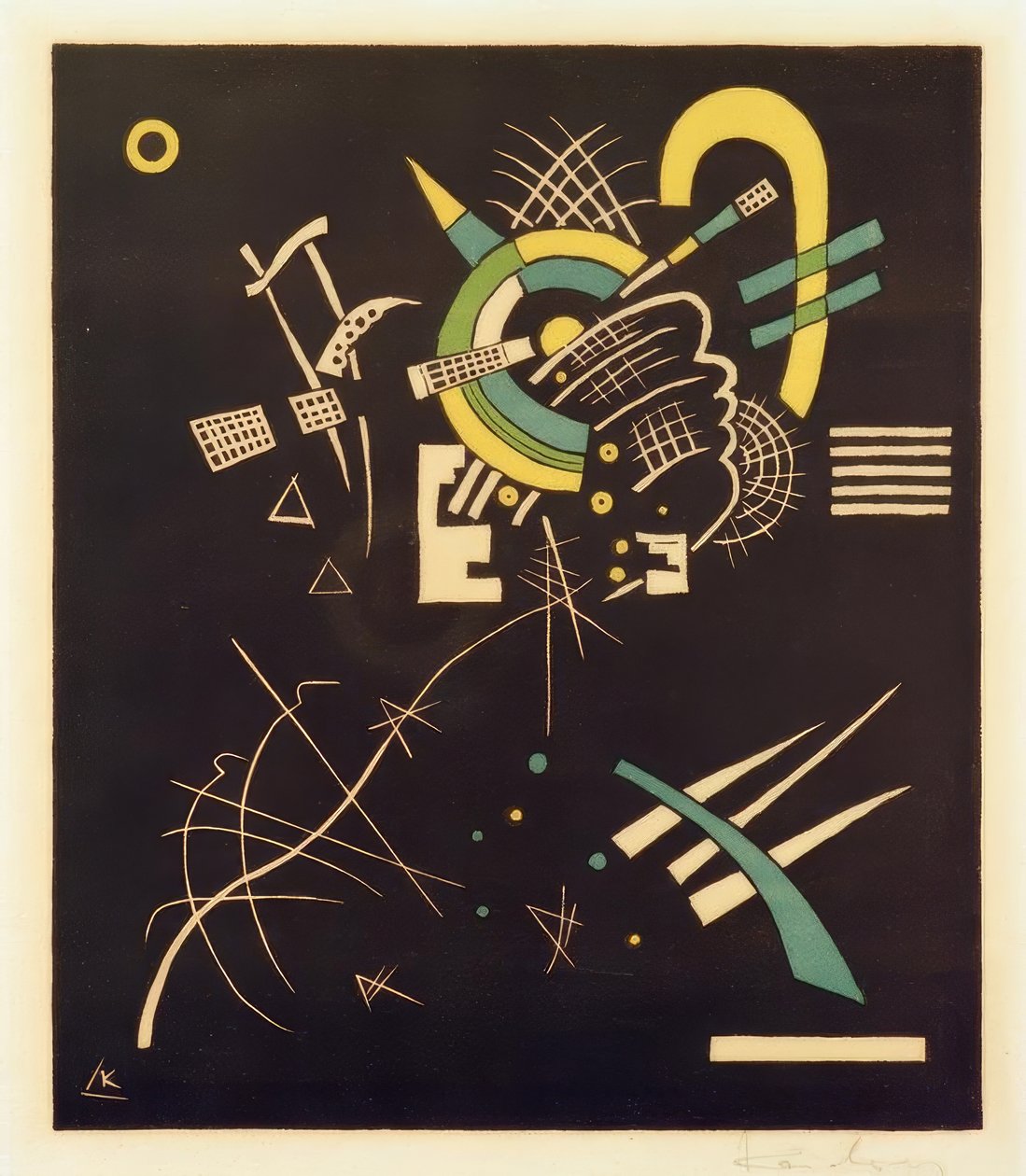 Małe światy, arkusz 7 autorstwa Wassily Kandinsky
