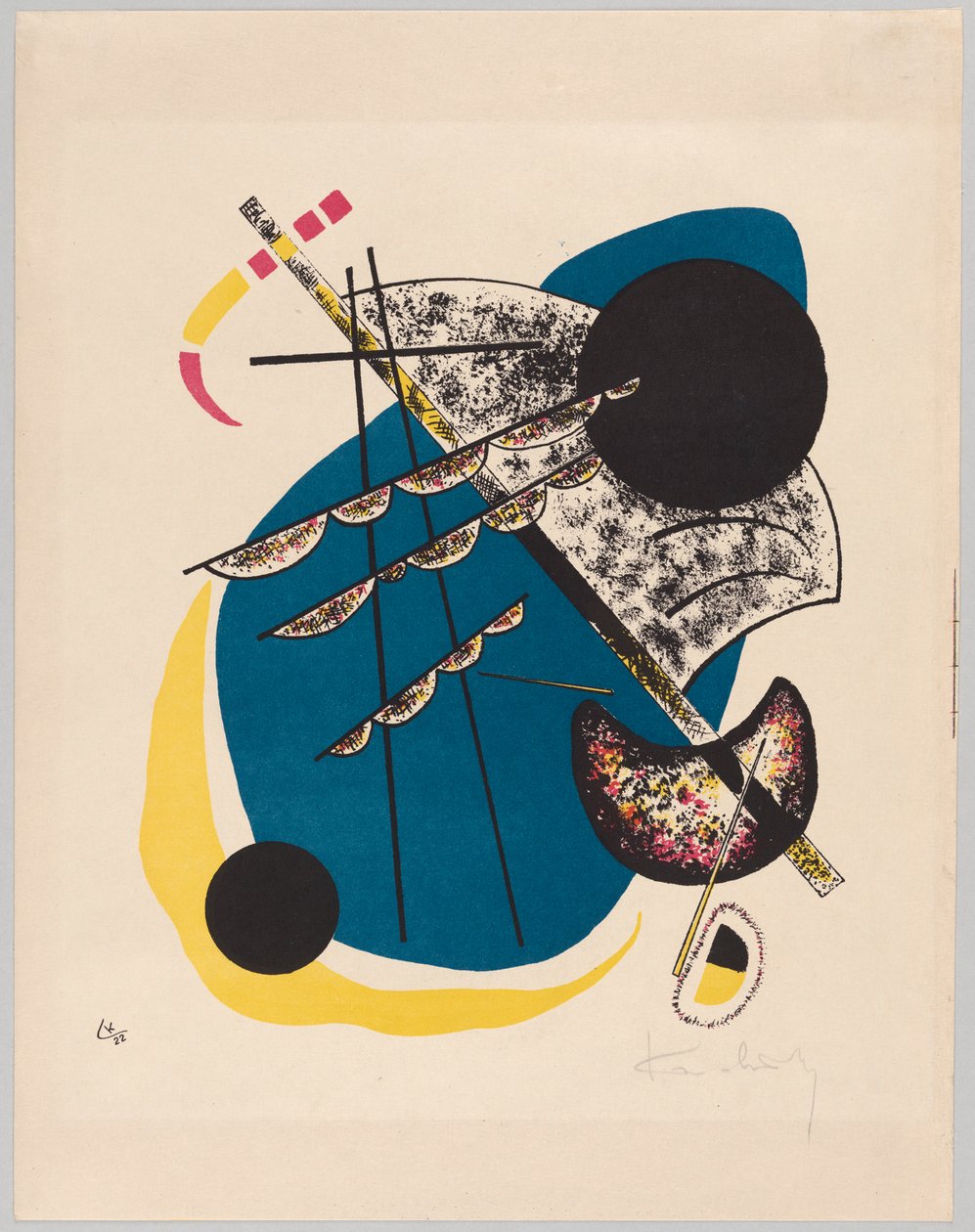 Kleine Welten II autorstwa Wassily Kandinsky