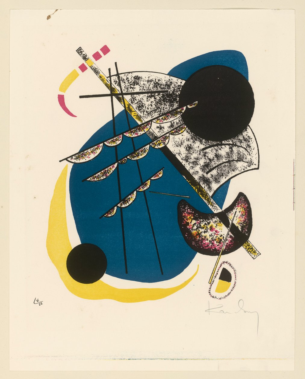 Kleine Welten II autorstwa Wassily Kandinsky