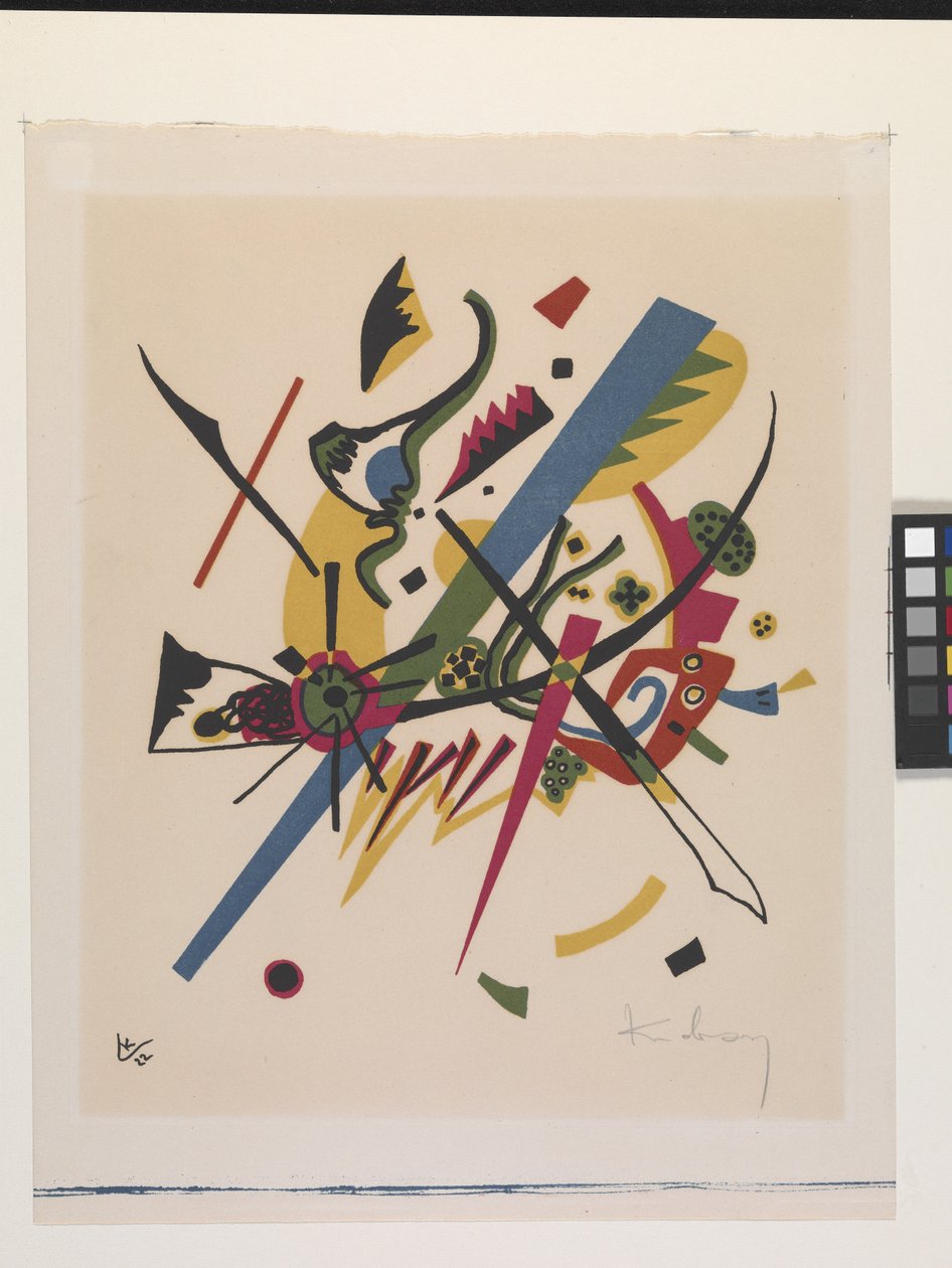 Kleine Welten I (Small Worlds I) (litografie kolorowe) autorstwa Wassily Kandinsky