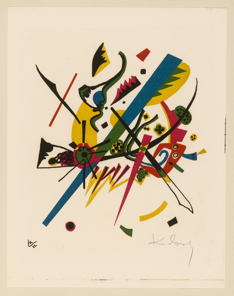 Kleine Welten I autorstwa Wassily Kandinsky