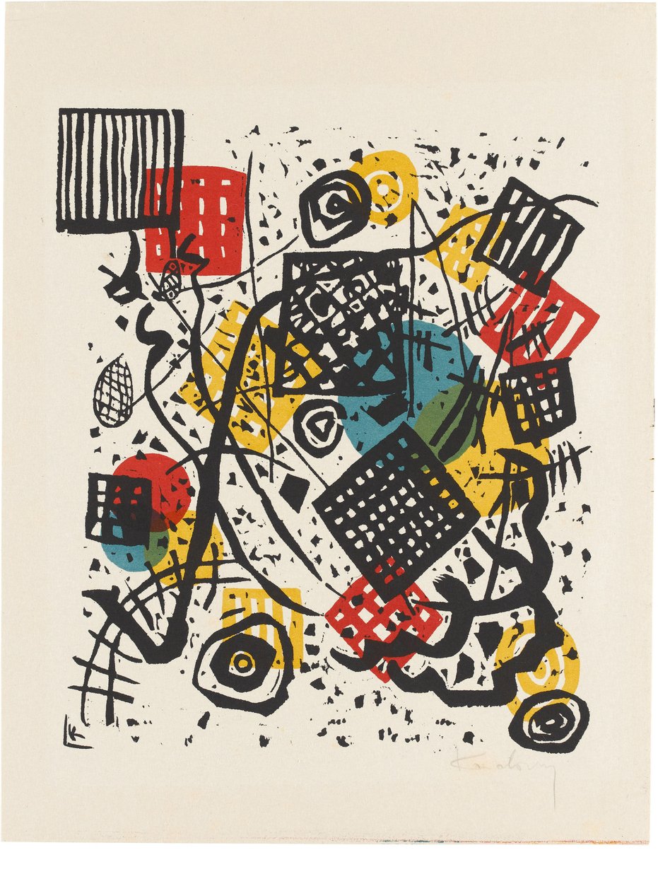 Kleine Welten V autorstwa Wassily Kandinsky